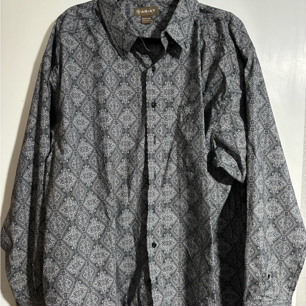 Ariat Men's Black Patterned Shirt